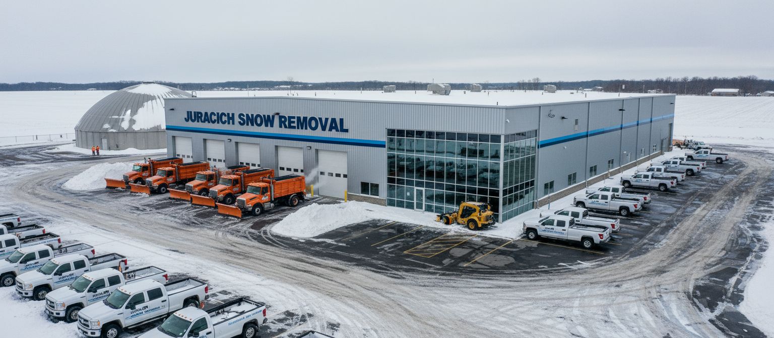 Juracich Snow Removal - Complete facility and fleet rendering